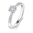 White Gold Diamond Cluster Ring - S2012149 Online now