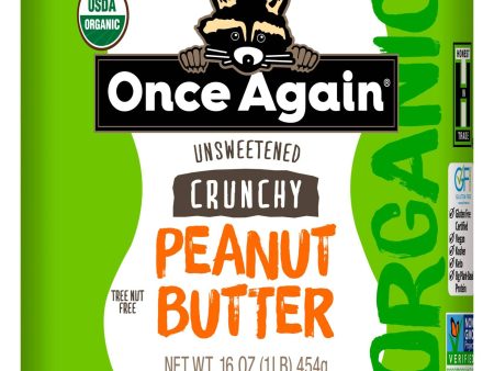 Peanut Butter, Crunchy, Organic For Discount