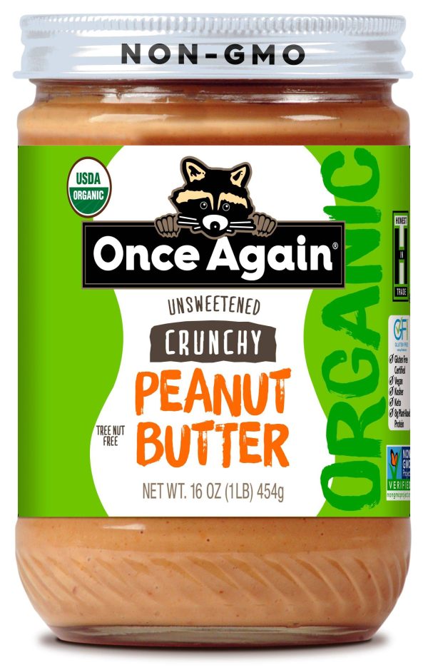 Peanut Butter, Crunchy, Organic For Discount