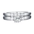 Solitaire Plus Engagement Ring S201998A and Wedding Band Set S201998B Hot on Sale