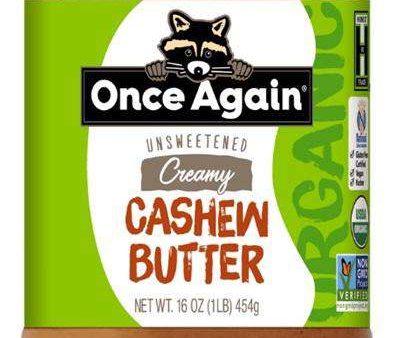 Cashew Butter, Creamy, Organic For Discount