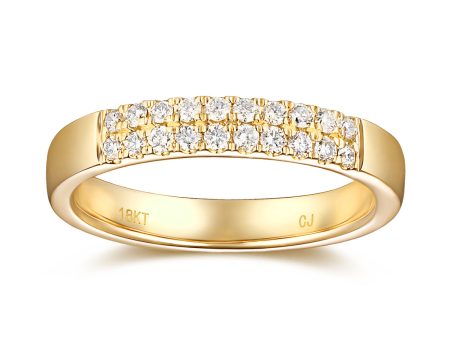 Yellow Gold Diamond Anniversary Band - S2012143 For Discount