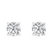 14KT White Gold Diamond Stud Earrings in 2.00 cts I S201976 For Cheap