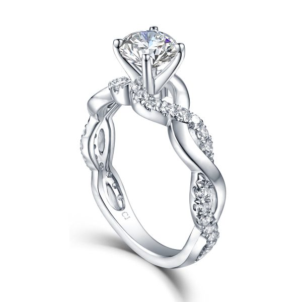 Copy of Copy of Modern Engagement Ring S2012663A For Cheap