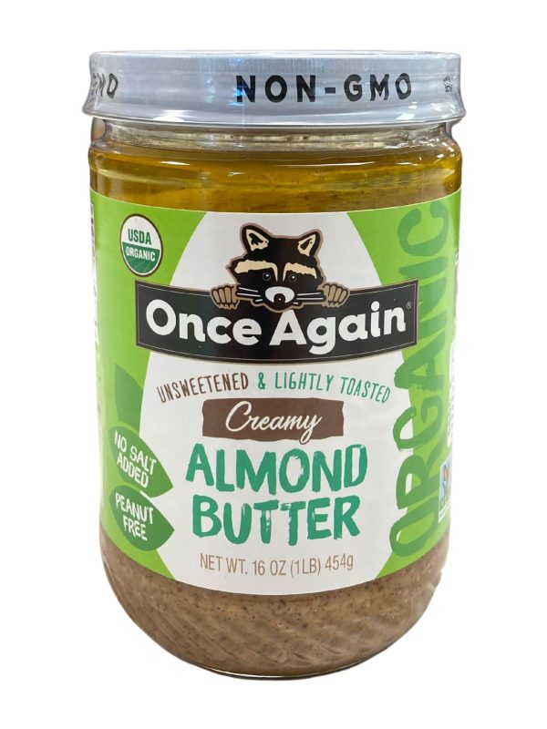 Almond Butter, Creamy, Organic, Lightly Toasted Cheap