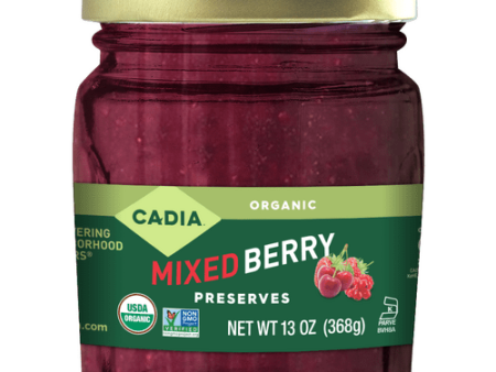 Mixed Berry Preserves, Organic, Cadia on Sale