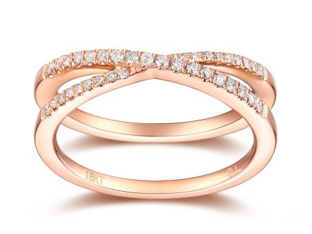 Rose Gold Diamond Fashion Band - S2012153 For Discount