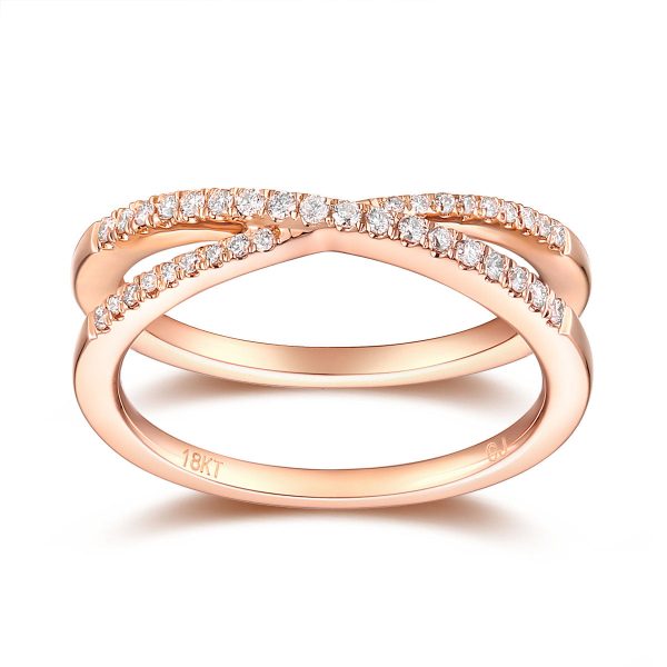 Rose Gold Diamond Fashion Band - S2012153 For Discount