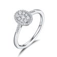 White Gold Diamond Cluster Ring - S2012161 For Discount