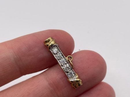 9ct gold cz Tbar Online Hot Sale