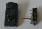 Vintage clockwork toy windup motor 2-1 8 x 13 16  For Sale