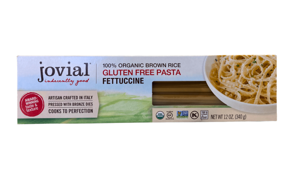 Fettuccine, Brown Rice, Organic, Jovial, Gluten-Free Fashion