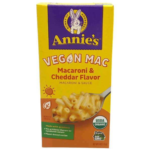 Mac, Cheddar Flavor, Vegan, Organic, Annie s Online Sale