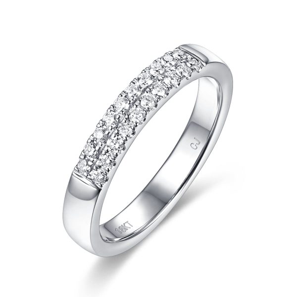 White Gold Diamond Anniversary Band - S2012143 Online now