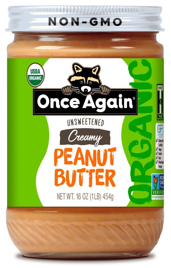 Peanut Butter, Creamy, Organic Hot on Sale