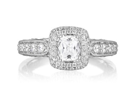 Cushion Cut Diamond Engagement Ring S20156A and Band Set S20156B Cheap