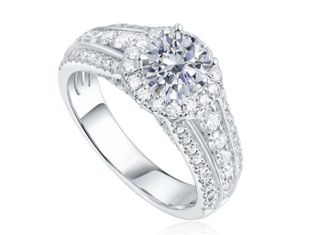 Modern Engagement Ring S2013173A and S2013173B Sale