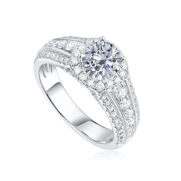 Modern Engagement Ring S2013173A and S2013173B Sale