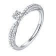 Beau Diamond Engagement Ring S2012010A and Band Set S2012010B Online Sale