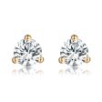 14KT Yellow Gold Solitaire Earring 18 KT 0.25 Ct Tw | S201970 Online now