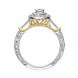 Beau Diamond Engagement Ring S201844A and Band Set S201844B on Sale