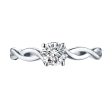 Solitaire Round Engagement Ring S201579 Fashion