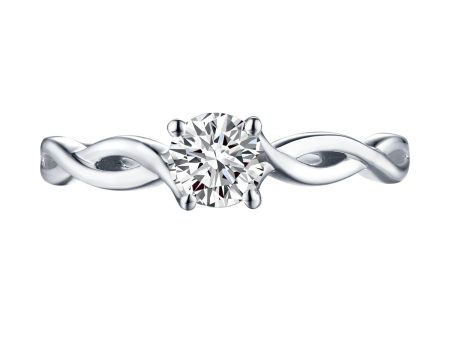 Solitaire Round Engagement Ring S201579 Fashion