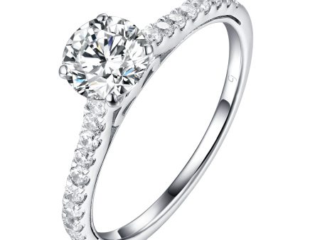 Solitaire Plus Engagement Ring S201892A and Matching Wedding Band Set S201892B Online