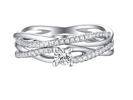 Beau Diamond Engagement Ring S201860A and Band Set S201860B For Discount