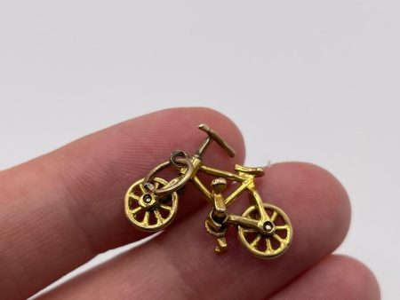 9ct gold bike charm Cheap