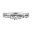 Beau Diamond Engagement Ring S201847A and Band Set S201847B For Cheap