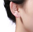 White Gold Fashion Diamond Earrings - S2012134 For Cheap