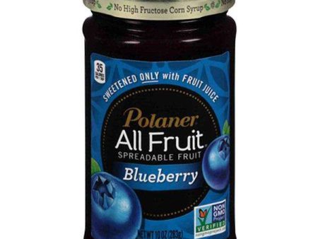 Blueberry, All Fruit Spread, Polaner For Sale