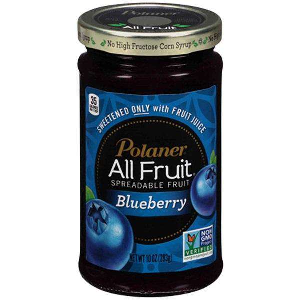 Blueberry, All Fruit Spread, Polaner For Sale