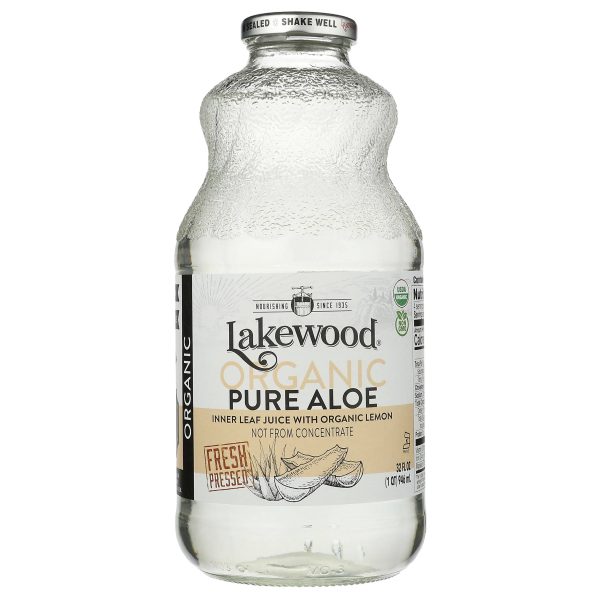 Aloe Juice, Organic, Inner Fillet Juice with Lemon, Lakewood on Sale