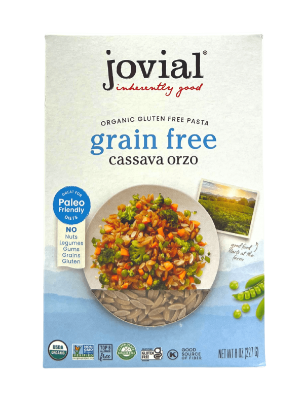 Orzo, Cassava, Organic, Jovial, Gluten-Free, Grain-Free For Discount