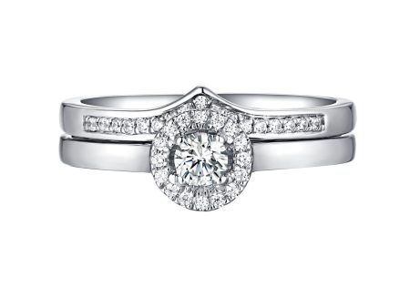 Beau Diamond Engagement Ring S201859A and Band Set S201859B Fashion