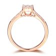 Rose Gold Diamond Cluster Promise Ring - S2012172 Hot on Sale