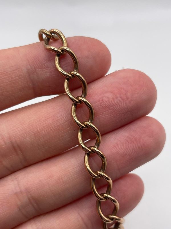 9ct rose gold bracelet For Sale