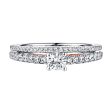 Beau Diamond Engagement Ring S201846A and Band Set S201846B Online now