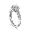 Cushion Cut Diamond Engagement Ring S201510A and Band Set S201510B Hot on Sale