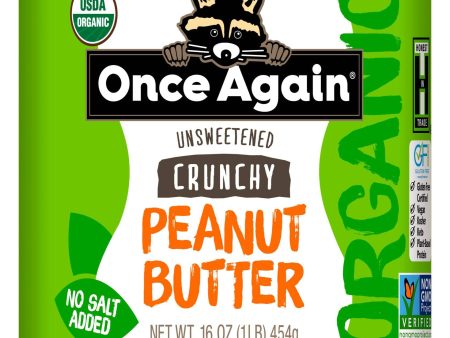 Peanut Butter, Crunchy, No Salt, Organic Discount