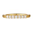 14KT Yellow Gold 7 Diamond Prong - S201989B Online