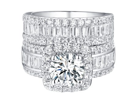 Bold Diamond Engagement Ring S201840A and Band Set S201840B Supply