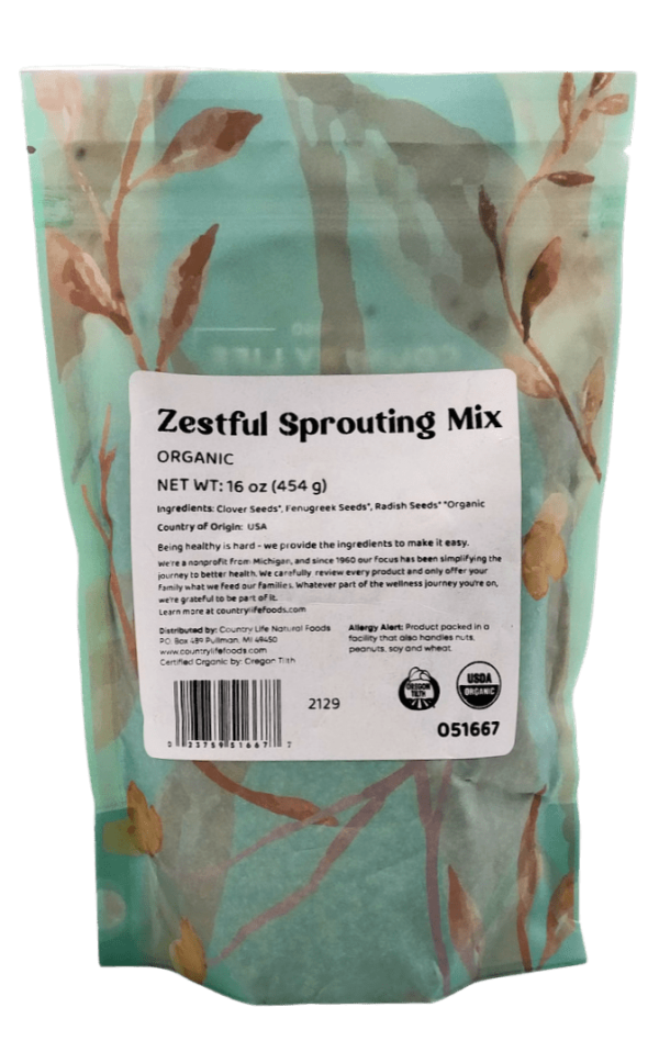 Zestful Sprouting Mix, Organic Online