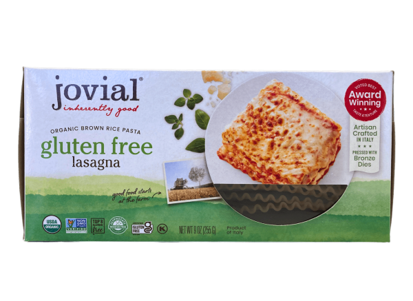 Lasagna, Brown Rice, Organic, Jovial, Gluten-Free Online now