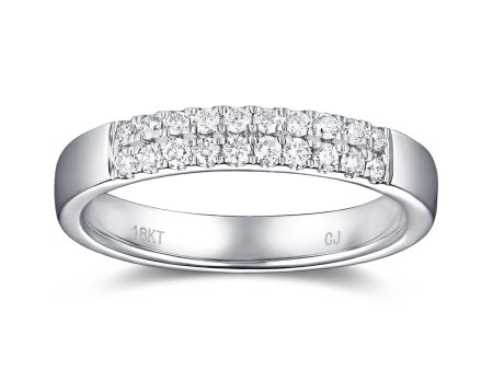 White Gold Diamond Anniversary Band - S2012143 Online now