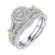 Beau Diamond Engagement Ring S201844A and Band Set S201844B on Sale