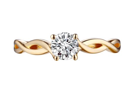 Solitaire Round Engagement Ring S201586 Hot on Sale