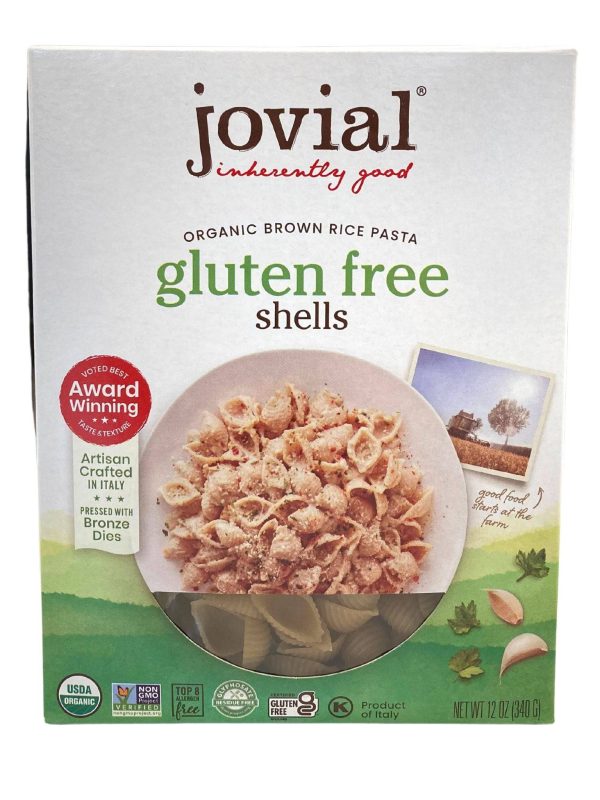 Shells, Brown Rice, Organic, Jovial, Gluten-Free Online Hot Sale